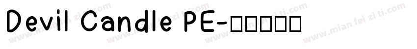 Devil Candle PE字体转换